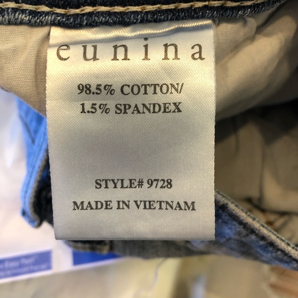 A4 Eunina Mia Mid Relax Skinny Distressed 3 - Picture 5 of 5